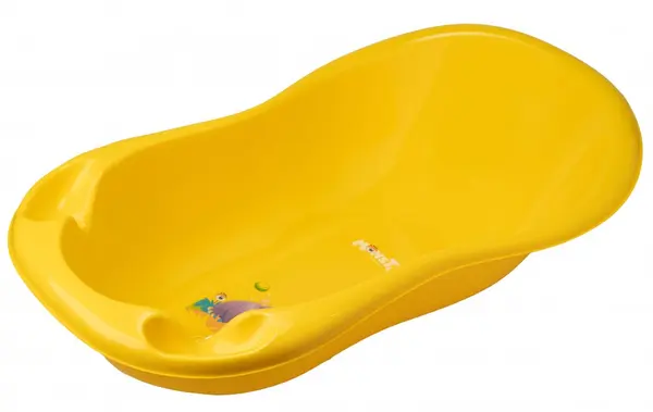 Cadita copii 102 cm cu senzor si dop Monsters galben
