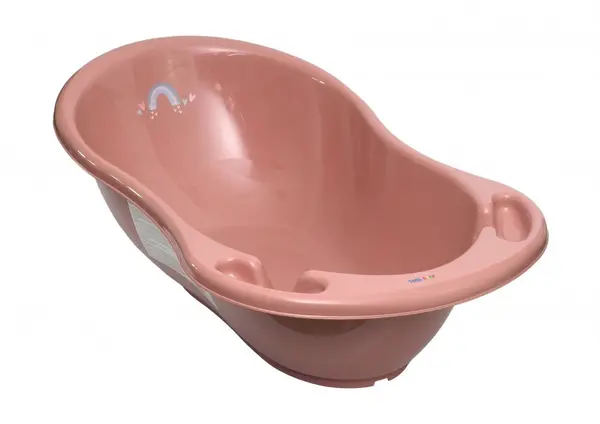 Cadita copii Tega Baby Meteo cu dop de scurgere 102 cm Roz