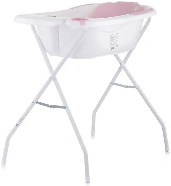Cadita cu reductor si suport Chipolino - Vela, roz, 87 cm