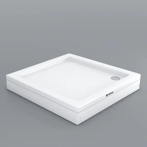 Cadita de dus patrata Celesta acril 90 x 90 x 15 cm