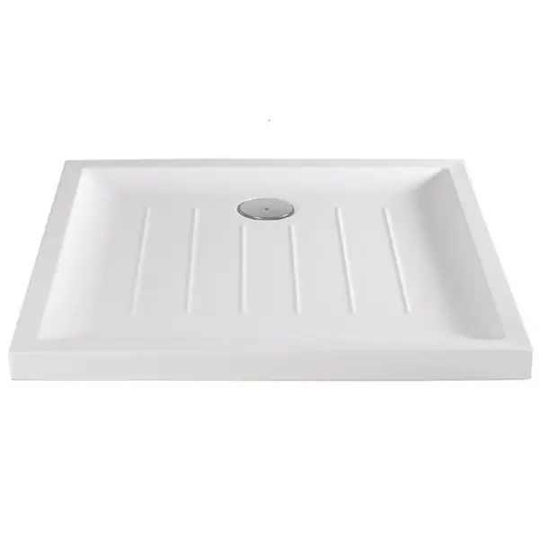 Cadita dus Gala Vita, 80x80 cm, patrata, alba