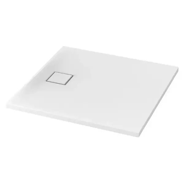 Cadita dus patrata 90x90 cm, alba, Cersanit Tako Slim