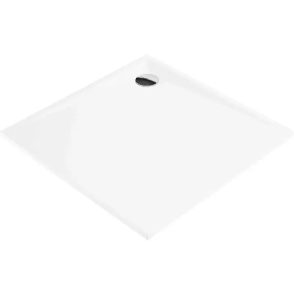 Cadita dus patrata alba 80x80 cm Kerria Plus, Deante