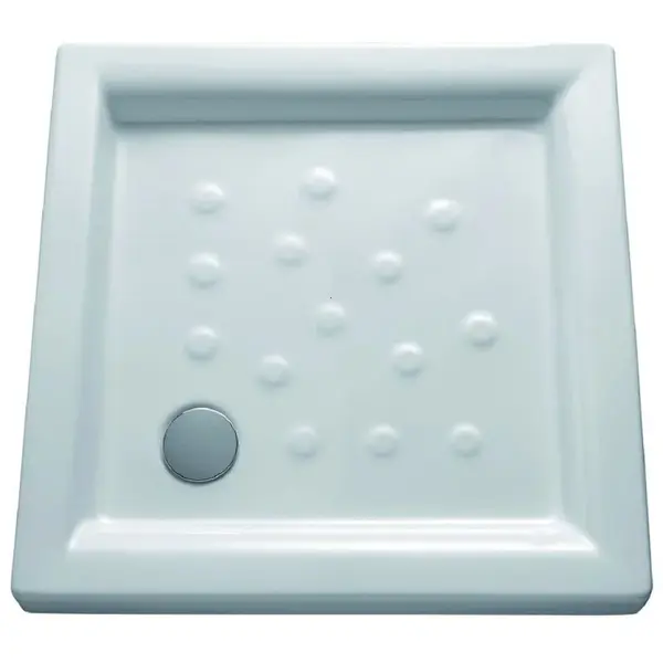 Cadita dus patrata Gala Atlas, 70x70 cm, alba