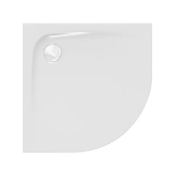 Cadita dus semirotunda 90x90 cm, pentru inzidire KolpaSan, Evelin R