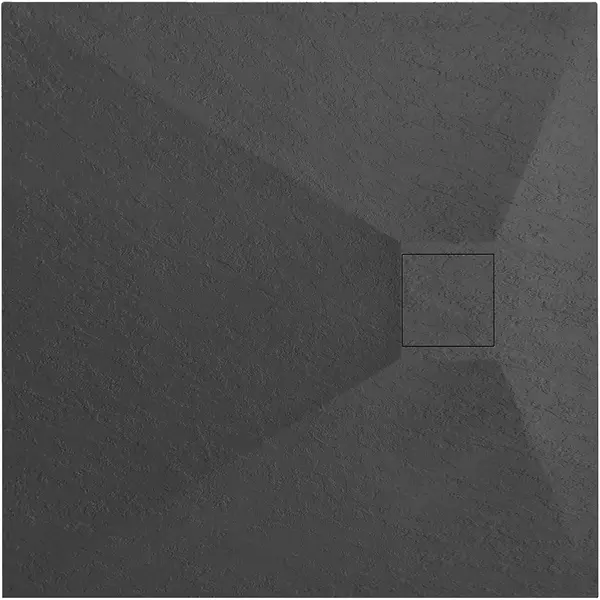 Cadita pentru dus Magnum neagra 90x90