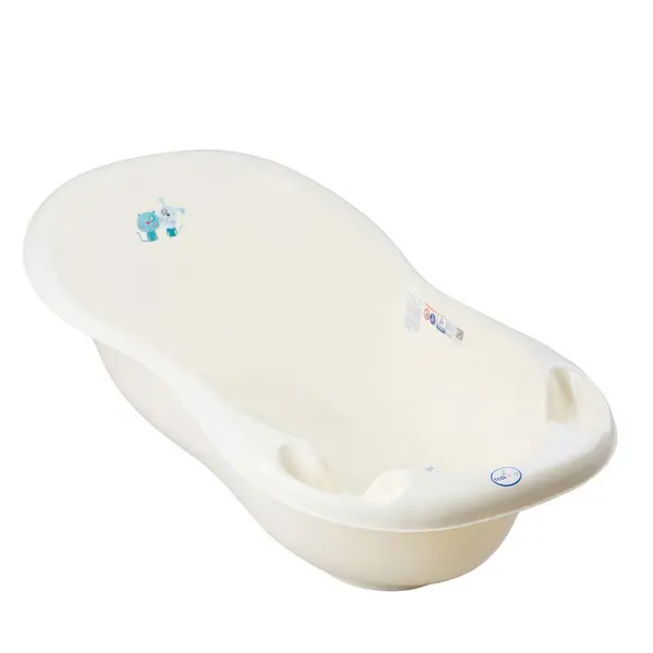 Cadita Tega Baby DogCat 86 cm cu senzor de temperatura Galben