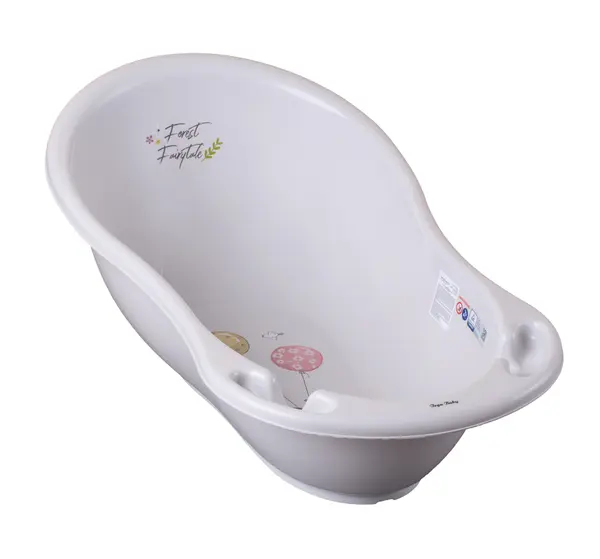 Cadita Tega Baby Forest 86 cm cu senzor de temperatura Gri deschis