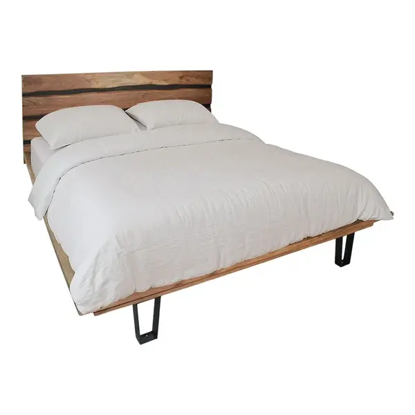 Cadru de pat, Imena, Natural, 180x215x96 cm