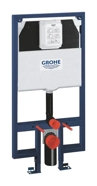 Cadru WC Grohe Rapid SL Slim, incastrat, pentru pereti ingusti, evacuare verticala, otel, 38994000