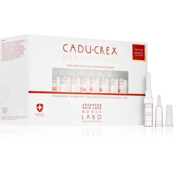 CADU-CREX Hair Loss HSSC Advanced Hair Loss tratament de păr pentru femei împotriva căderii avansate a părului 40x3.5 ml