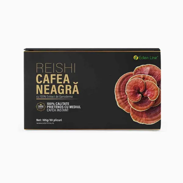 Cafea Ganoderma Neagră - 30 plicuri, 1 Cutie