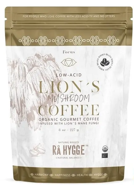 Cafea gourmet Arabica cu coamă de leu, boabe, 227 g, Ra Hygge