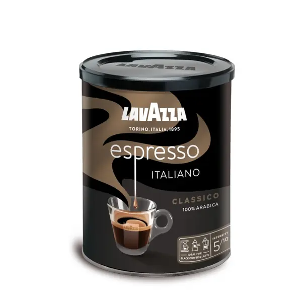 Cafea Lavazza Espresso Italiano Classico macinata 250g cutie metalica