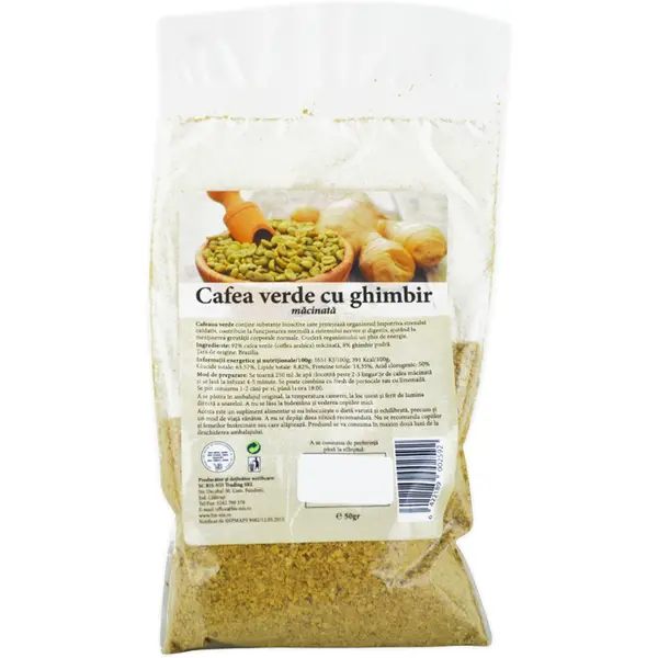 Cafea Verde cu Ghimbir 50g
