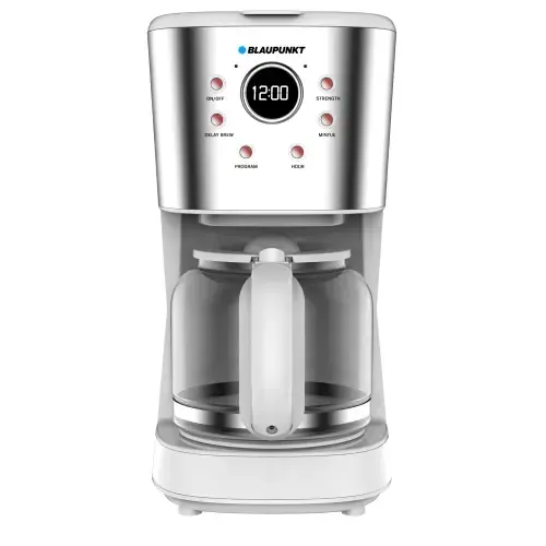 Cafetiera Blaupunkt CMD802WH, 1.5 L, 900 W, Oprire automata (Argintiu)