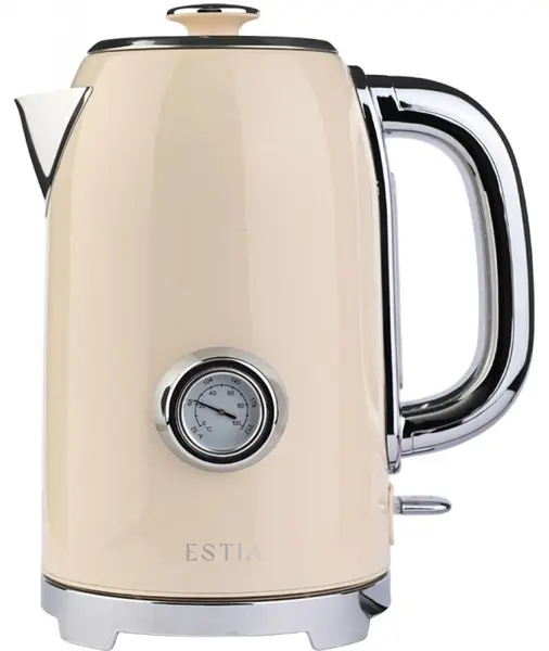 Cafetieră electrică Estia Retro Epoque, 1.7 l, 2200 W, crem