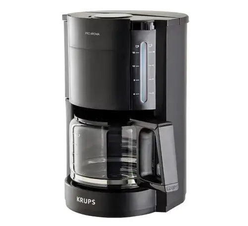 Cafetiera KRUPS ProAroma F 309 08, Cana de sticla (Negru)