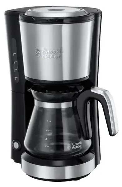 Cafetiera Russell Hobbs Compact Home 24210-56, 650 W, 0.7 l, 5 cesti (Negru/Inox)