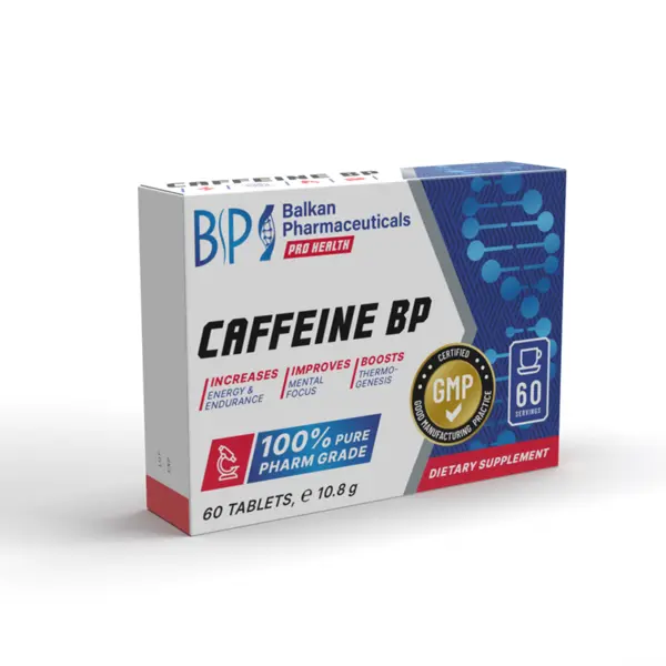 Caffeine, Supliment pentru Energie și Arderea Grăsimilor, 60 Tablete