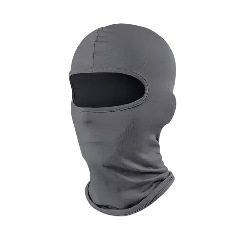 Cagula Moto FIXATO, Unisex, Protectie UV, Material elastic, respirabil, Marime universala, Gri