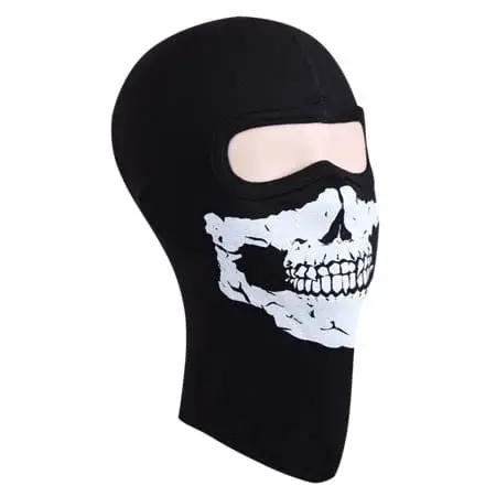 Cagula unisex DEPOX , Adventure Skull, bumbac, marime universala, imprimeu schelet, neagra