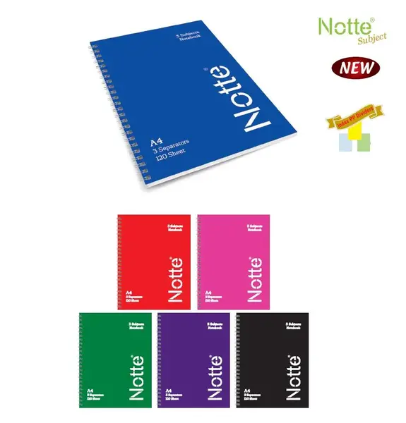 Caiet A4 dictando Notte cu spira și diviziuni diverse modele Caiet A4 dictando Notte cu spira și diviziuni diverse modele 120 file 3 diviziuni