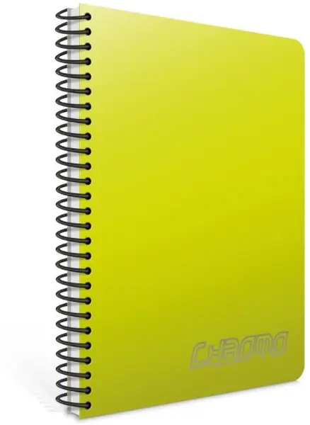 Caiet A4 Gipta Chromo, cu spirala, 80 file, sortiment