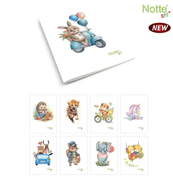 Caiet A5 60 file capsat BFF Notte diverse modele Caiet A5 60 file capsat BFF Notte diverse modele matematică