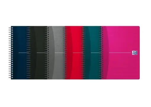 Caiet A5 90 file spira dictando Essentials Oxford diverse culori Caiet A5 90 file spira dictando Essentials Oxford diverse culori