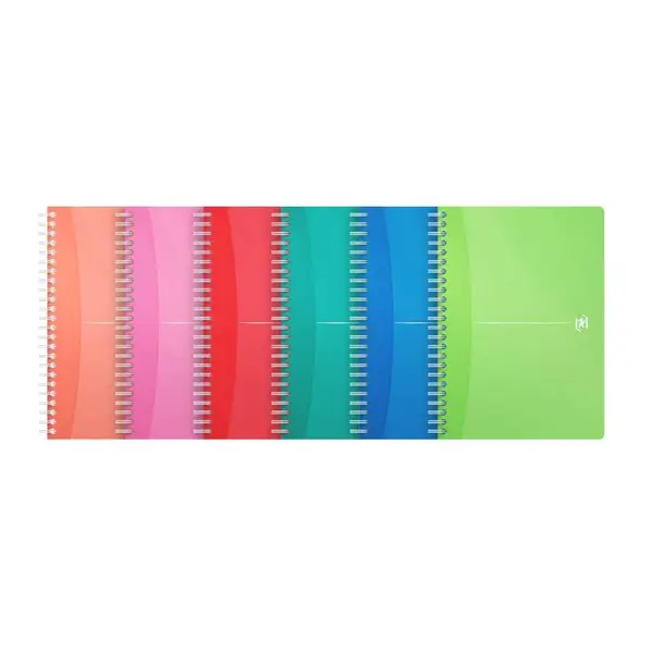 Caiet A5 90 file spira dictando My colours Oxford diverse culori Caiet A5 90 file spira dictando My colours Oxford diverse culori