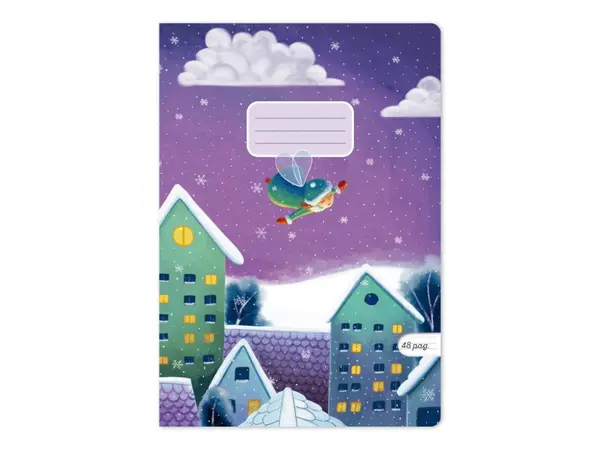 Caiet A5 special tip 2,ilustratie Hovering,24 file, 90g
