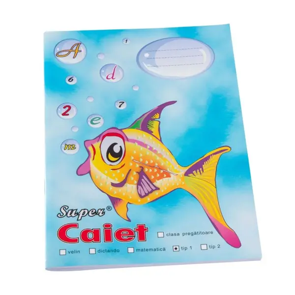 Caiet A5 SUPER tip I, 32 file, 80g, colectia Pestisor