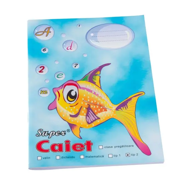 Caiet A5 SUPER tip II, 48 file, 80g, colectia Pestisor