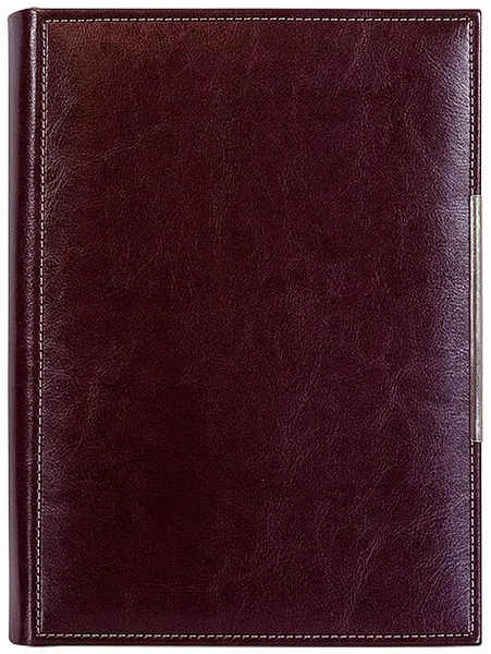 Caiet-agenda din piele Lemax Novaskin - Bordo, A5 Standart