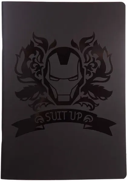 Caiet Cool Pack Black - Disney 100, Iron Man, A4, rânduri largi, 60 foi