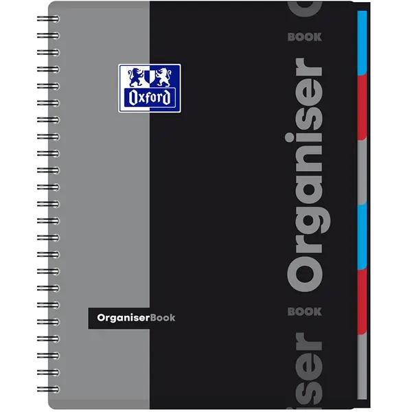 Caiet cu spira A4+, 80file, Oxford Students Organiser, matematica