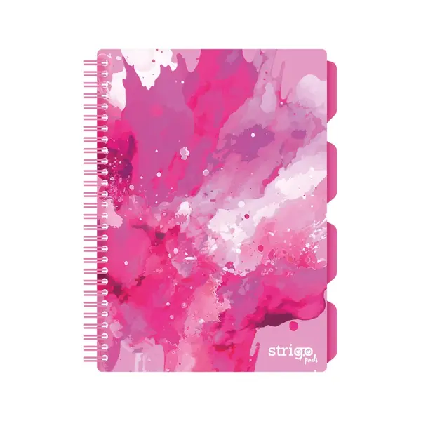 Caiet cu Spirala si Separatoare Strigo Pads Project Book Fusion B5, Matematica