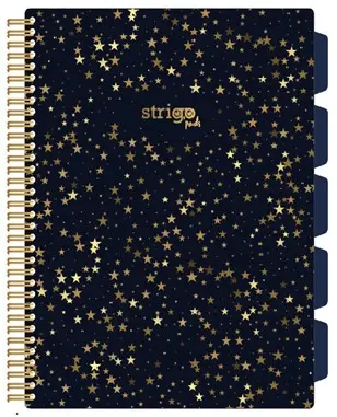 Caiet cu Spirala si Separatoare Strigo Pads Project Book Stars A4, Matematica