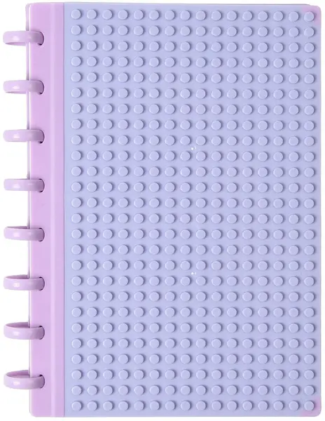 Caiet cu spirală Sworld Block - A5, 80 file, violet