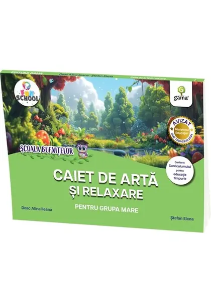 Caiet de arta si relaxare pentru grupa mare