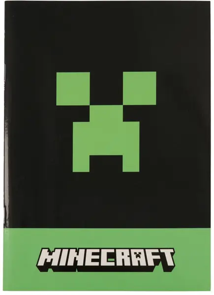 Caiet de notițe Graffiti Minecraft - Greeper, A5, pătrate mici