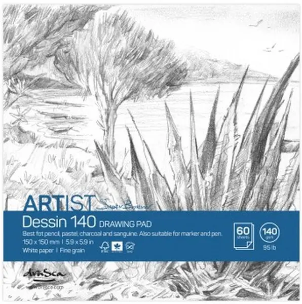 Caiet de schițe Drasca - Artist S.Boykinov, 15 x 15, 60 foi