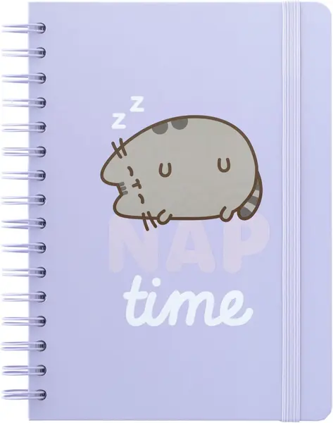 Caiet Erik Animation: Pusheen - Nap Time, cu o spirală , format A5
