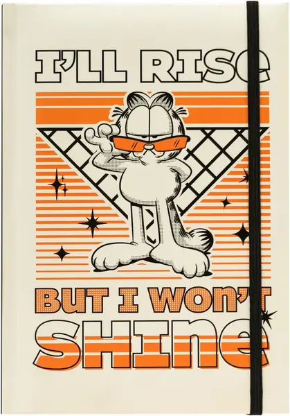 Caiet Erik Comics: Garfield - Garfield (I'll Rise But I Won't Shine), format A5