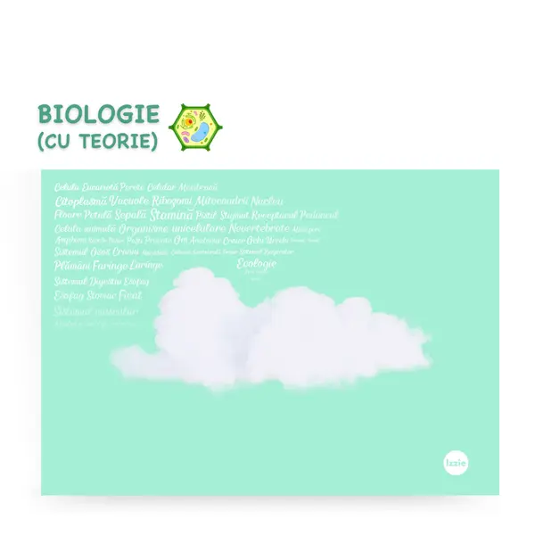 Caiet Izzie de Biologie B5 (cu Teorie) - Capsat