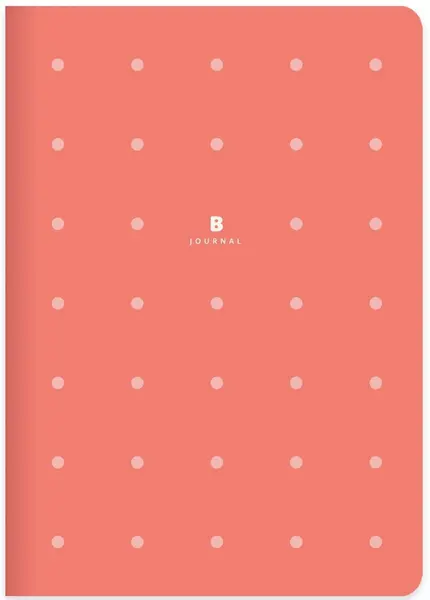 Caiet Keskin Color - Bullet Journal, 80 de coli, punctate, roșii
