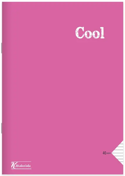 Caiet Keskin Color Cool - A4, 80 de coli, rânduri largi, sortiment