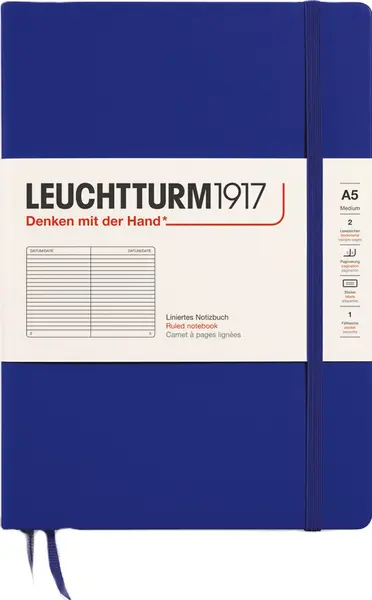 Caiet Leuchtturm1917 New Colours - A5, liniat, Ink