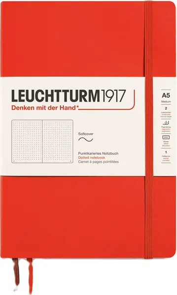 Caiet Leuchtturm1917 New Colours - A5, pagini punctate, Lobster
